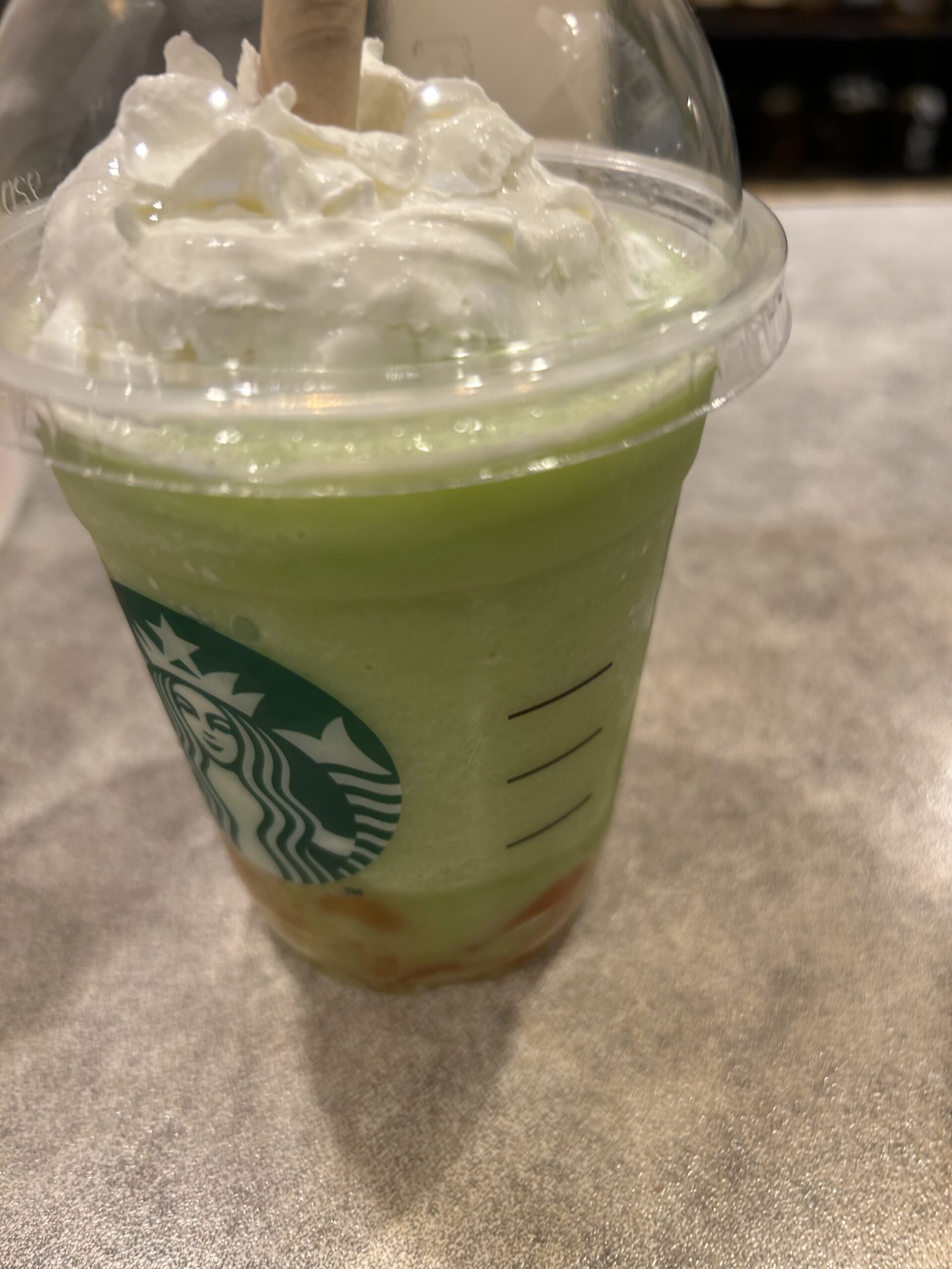 メロンクリームフラペチーノ